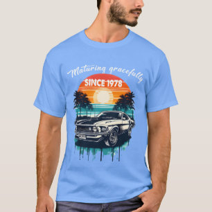 Seit 1978 stilvoll gealtert Klassisches Caree Mädc T-Shirt