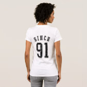 Seit 1991 T-Shirt (Schwarz voll)