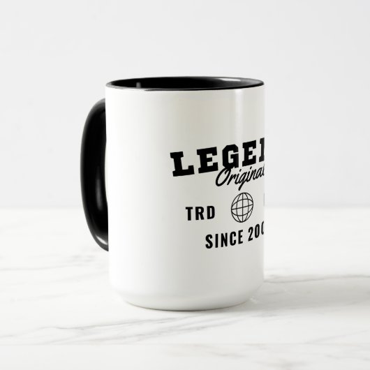 Seit 2001 tasse (Vorderseite Links)