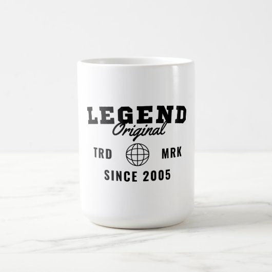 Seit 2005 kaffeetasse (Mittel)