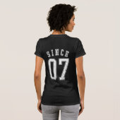 Seit 2007 T-Shirt (Schwarz voll)