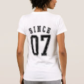 Seit 2007 T-Shirt (Rückseite)