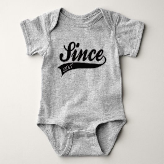 Seit 2017 baby strampler (Vorderseite)