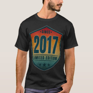 Seit 2017 Limitierte Auflage Vintage Retro Sonnenu T-Shirt