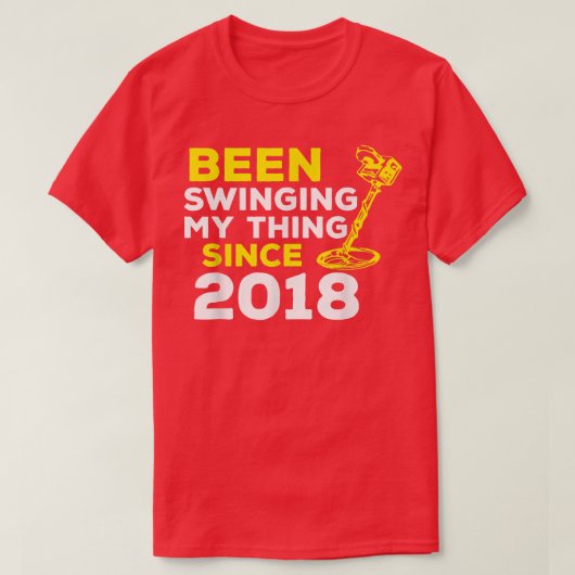 Seit 2018 schwingt die Sonne meine Sache mit Metal T-Shirt (Design vorne)