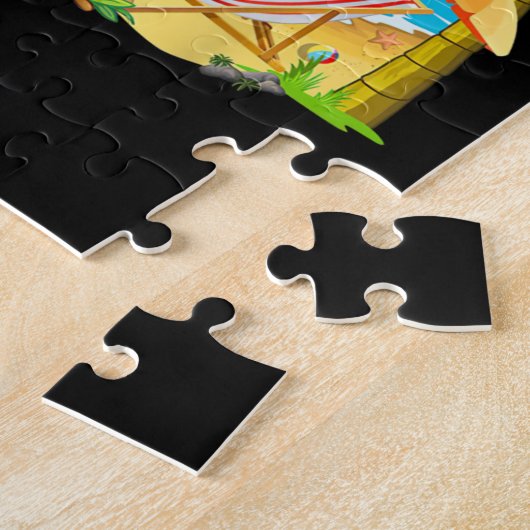 Seit 2022 müde vom Strand Puzzle (Seite)