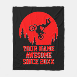 Seit 20 xx Dirt Bike Phantastischer Name ändern Fleecedecke