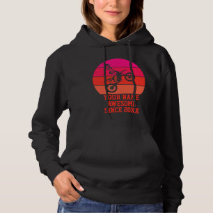 Seit 20 xx Dirt Bike Phantastischer Name ändern Hoodie
