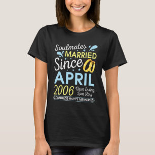 Seit April 2006 verheiratet Nie endende 16 Jahre L T-Shirt