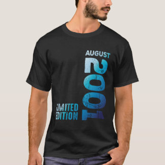 Seit August 2001 2001 Jahr 2001 2001 2001 T-Shirt