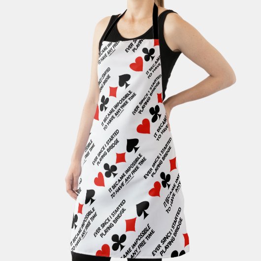 Seit Bridge spielen unmögliche Freizeit Schürze (InSitu)