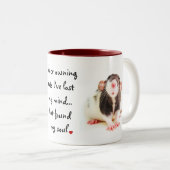Seit dem Besitzen der Ratten… Zweifarbige Tasse (VorderseiteRechts)