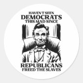 Seit den Republikanern F Runder Aufkleber (Vorderseite)