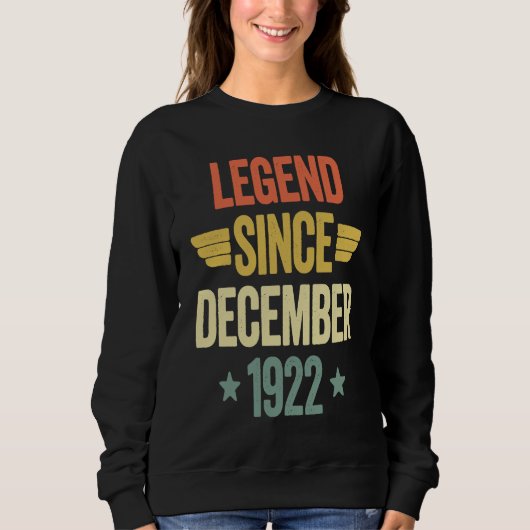 Seit Dezember 1922 Sweatshirt (Vorderseite)