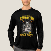 Seit Geburt Professionell Erschöpft Tri-Blend Shirt (Vorderseite)