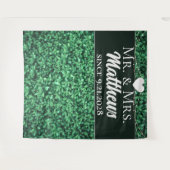 Seit Hedge Wall Wedding Foto Hintergrund Wandteppich (Vorderseite (Horizontal))