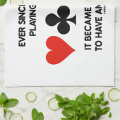 Seit ich angefangen habe Bridge Spaß Sprichwort zu Handtuch (Gefaltet)