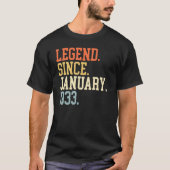 Seit Januar 1933 für Männer Frauen 19. Januar T-Shirt (Vorderseite)