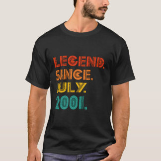 Seit Juli 2001 im Jahr 2001 T-Shirt