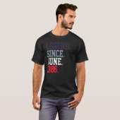 Seit Juni 1986 für Männer Frauen Juni 1986 T-Shirt (Vorne ganz)