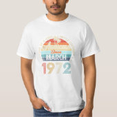 Seit März 1972 Vintag T-Shirt (Vorderseite)