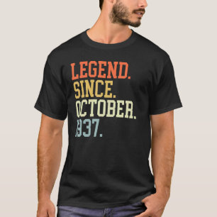 Seit Oktober 1937 für Männer Frauen 19. Oktober T-Shirt