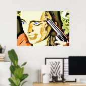 Seit Tagen behalte mir die Sonne Poster (Heimbüro)