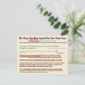 Seit über 3 Jahren von RoseWrites synchronisiert Einladungspostkarte (Stehend Vorderseite)