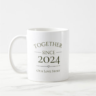 Seit unserem persönlichen Jahr zusammen Unsere Lie Kaffeetasse