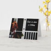 SEIT WIR GEBURTSTAG-FEIERFEIERN TEILEN KARTE (Gelbe Blume)