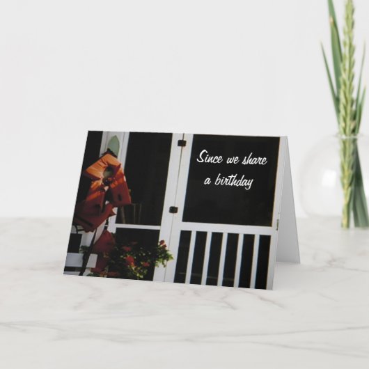 SEIT WIR GEBURTSTAG-FEIERFEIERN TEILEN KARTE (Vorderseite)