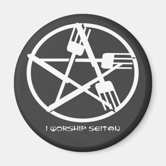 Seitan Worship Magnet (Vorne)