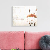 Seite 15 von einem Herbarium Leinwanddruck (Insitu (Wohnzimmer))