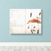 Seite 15 von einem Herbarium Leinwanddruck (Insitu (Holzboden))