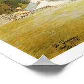 Seite, 1786 (w/c mit Stift und Tinte über Graphit) Poster (Ecke)