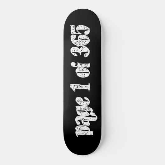 Seite 1 von 365 skateboard (Vorderseite)