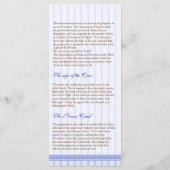 Seite 2/5 Griechisch-orthodoxe Kirche Taufprogramm Programm (Rückseite)