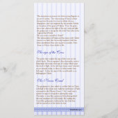 Seite 2/5 Griechisch-orthodoxe Kirche Taufprogramm Programm (Rückseite)