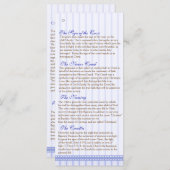 Seite 3/5 Griechisch-orthodoxes Kirchentaufprogram Programm (Vorne/Hinten)