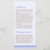 Seite 4/5 Griechisch-orthodoxe Kirche Taufprogramm Programm (Rückseite)