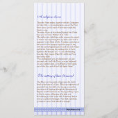 Seite 4/5 Griechisch-orthodoxe Kirche Taufprogramm Programm (Rückseite)