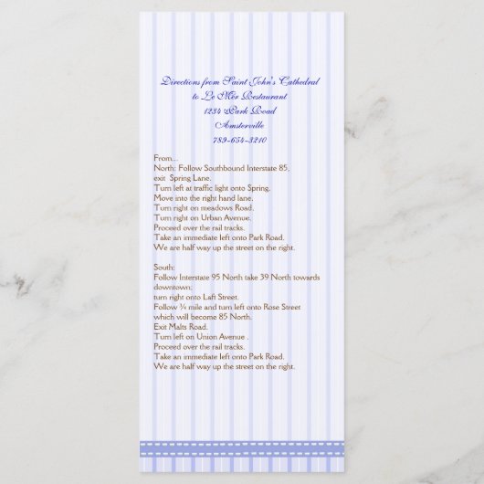 Seite 5/5 Griechisch-orthodoxe Kirche Taufprogramm Programm (Rückseite)