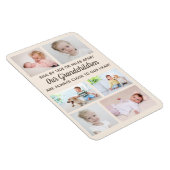 Seite an Seite 6 Foto Großkinder Großeltern Magnet (Rechte Seite)