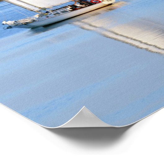 Seite an Seite der Sailboote Poster (Ecke)