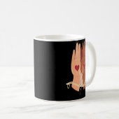 Seite an Seite, Herz an Herz Kaffeetasse (VorderseiteRechts)