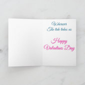 Seite an Seite Karte (Innenseite)