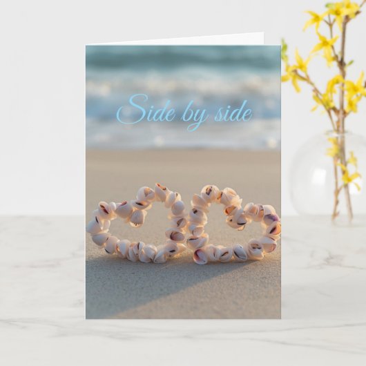 Seite an Seite Karte (Gelbe Blume)