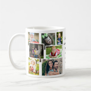 Seite an Seite, Meilen entfernt Familienfoto Kaffeetasse