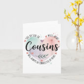 Seite an Seite oder Meilen, die Cousin immer Karte (Gelbe Blume)