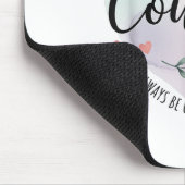 Seite an Seite oder Meilen, die Cousin immer Mousepad (Ecke)